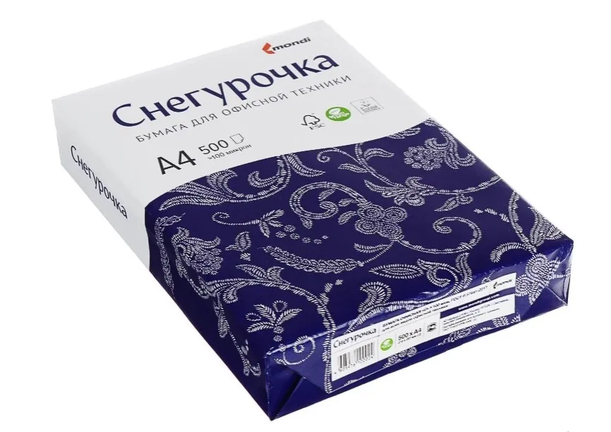 Бумага Снегурочка  А4 80г/м  500листов