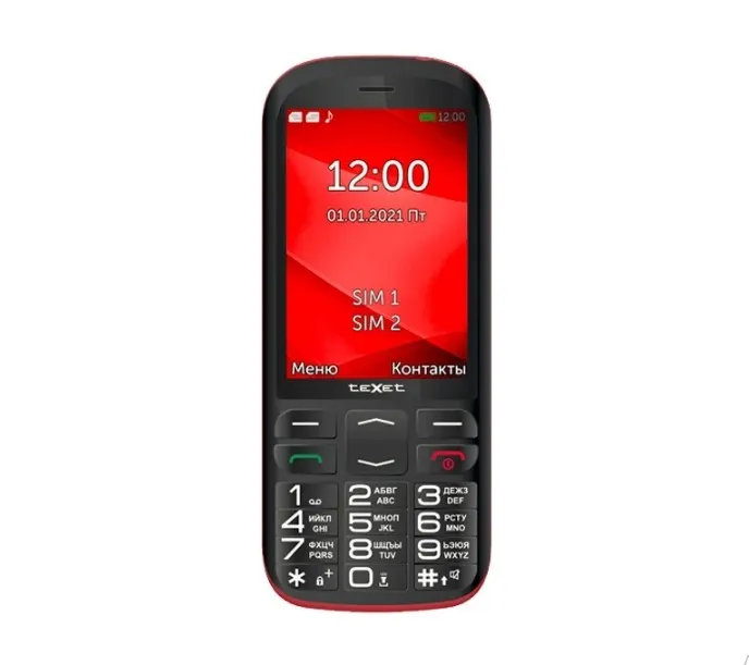 TeXet TM-B409 black/red
