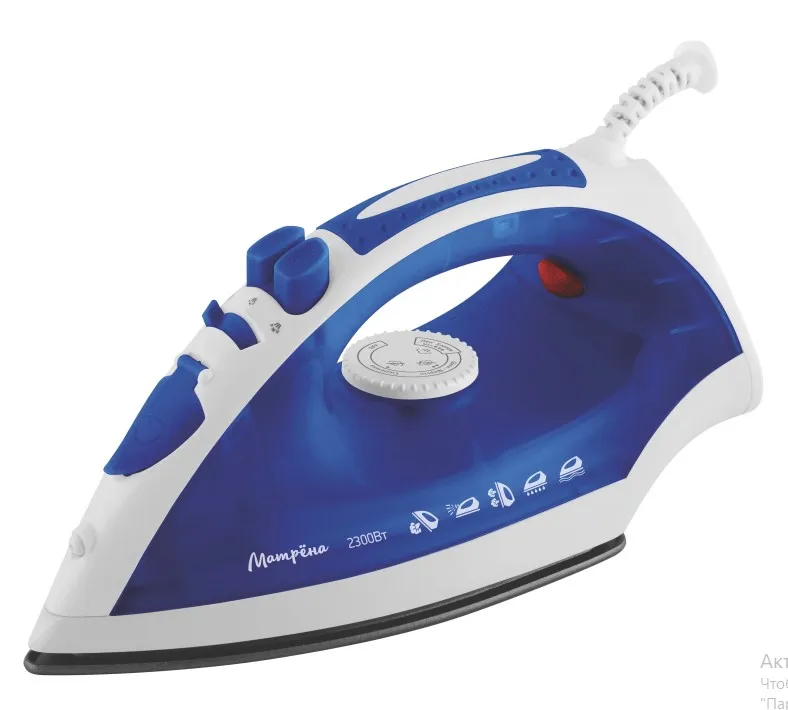 Утюг МАТРЁНА МА-048 синий