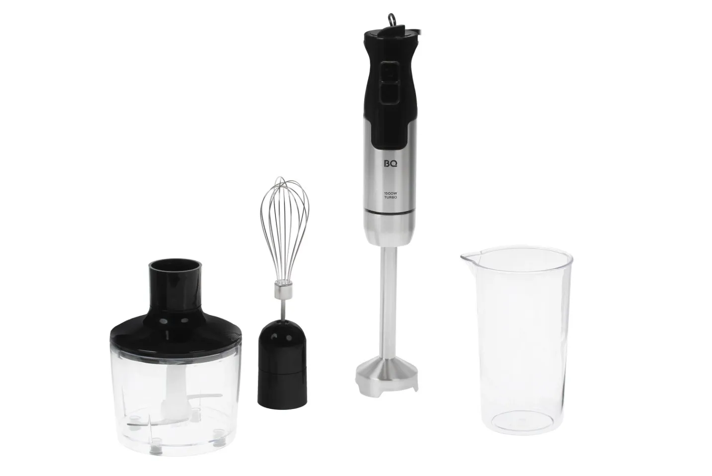 Блендер BQ-HB1234SS черный-стальной