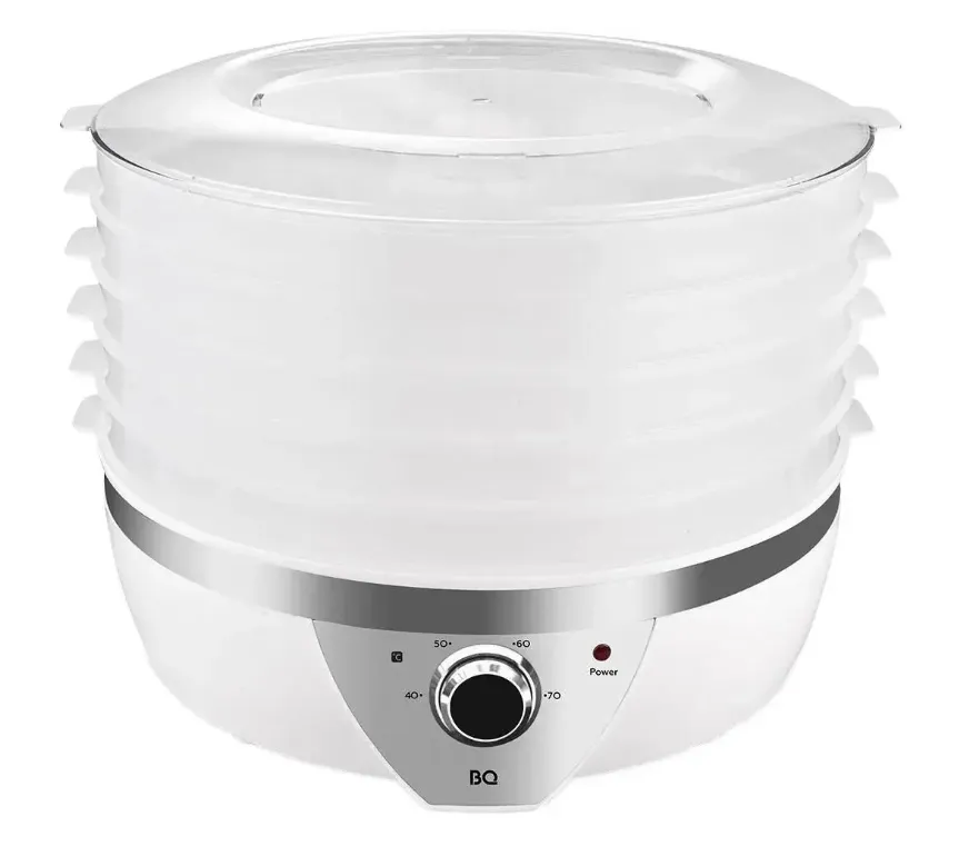 Сушилка для ягод и фруктов BQ FD1002 белый-стальной