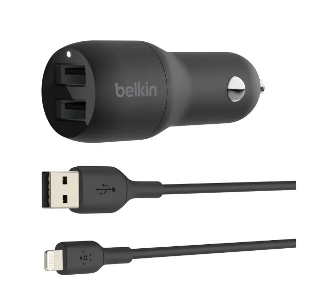 Автомобильное ЗУ BELKIN 2USB (чёрный)
