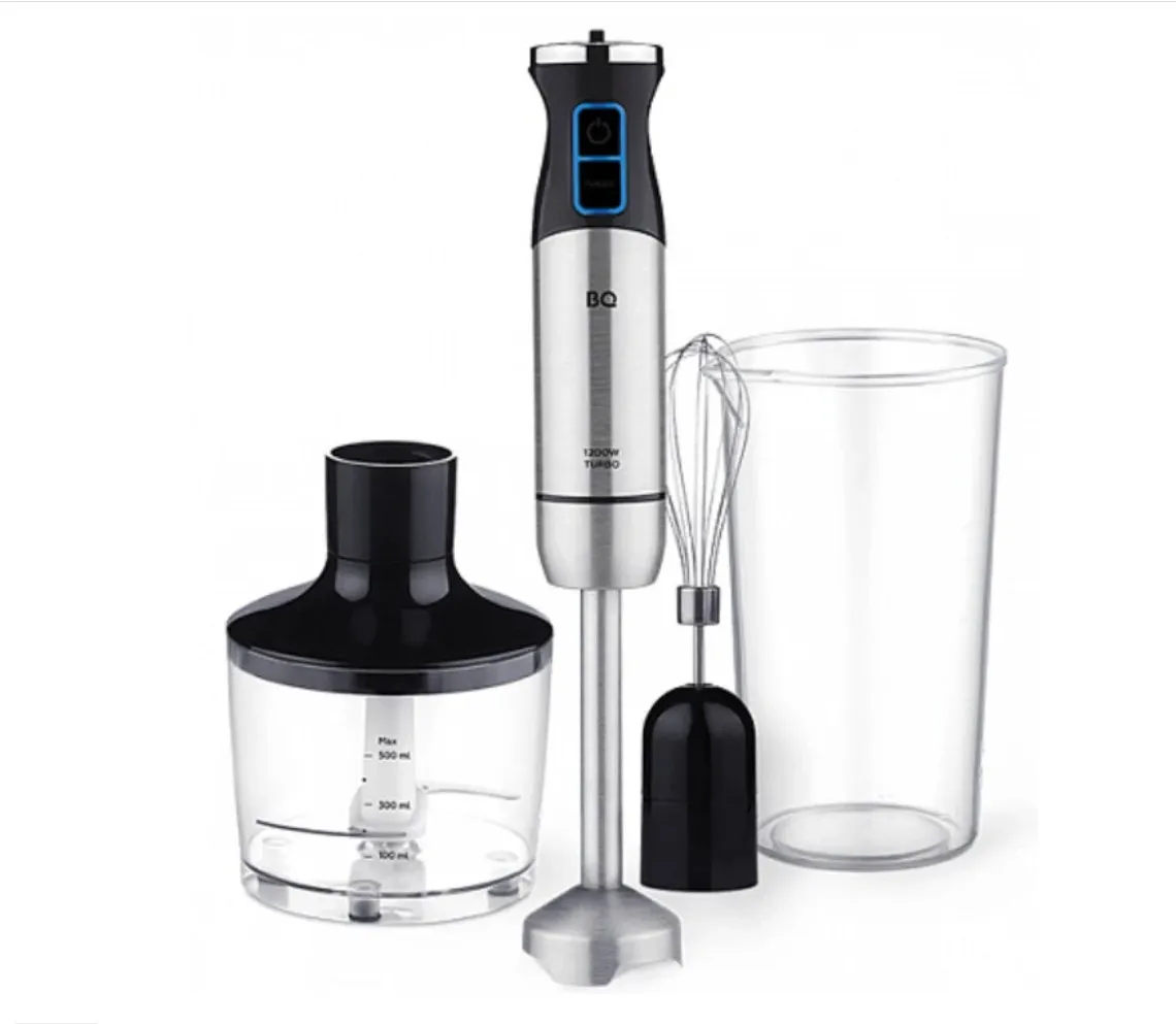 Блендер BQ-HB1032SS черный-стальной