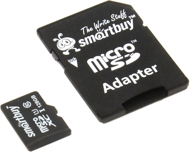 micro-SDXC 128GB Smart Buy +SD class 10 U1